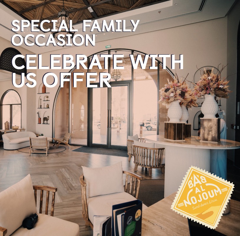 SPECIAL FAMILY OCCASION ‘CELEBRATE WITH US’ OFFER